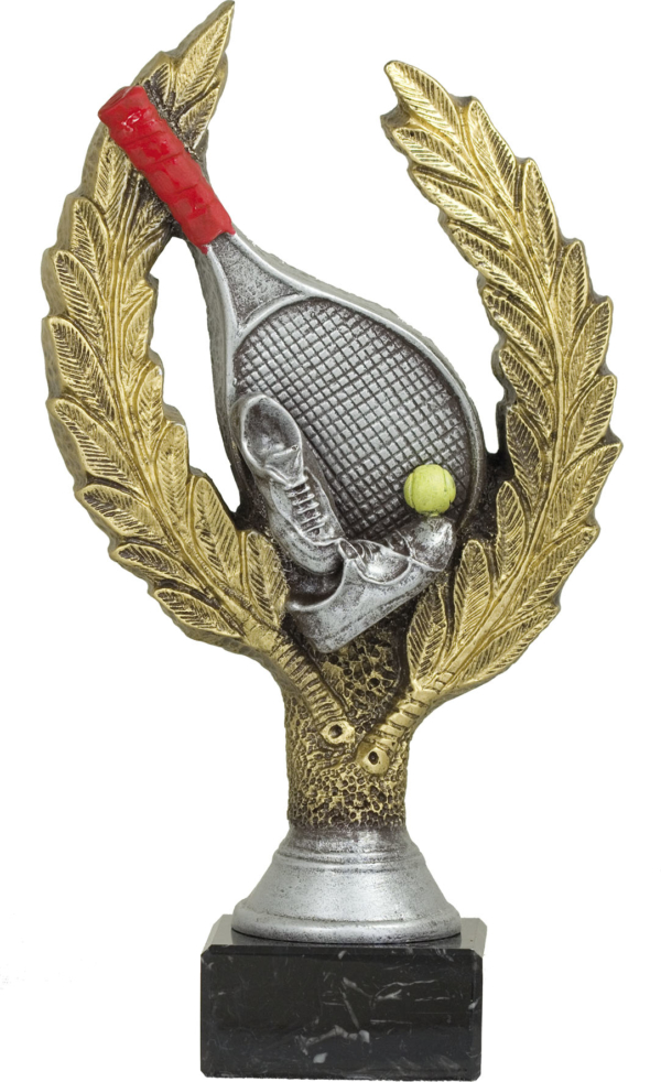 Trofeo tenis resina