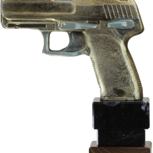 trofeo tiro olimpico pistola resina