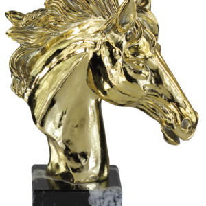trofeo caballo hipica resina
