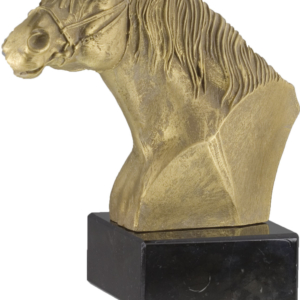 trofeo caballo hipica resina